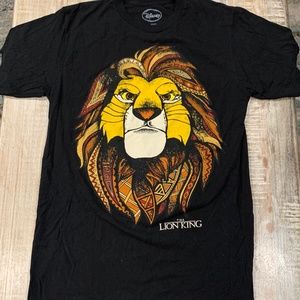 Lion King Disney Simba Mufasa Geometric T-shirt M